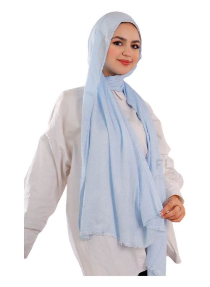 Premium Cotton Modal "Sponge" Hijab - Soft & Non-Slip Headscarf - Image 2